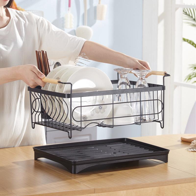 水切りラック シンク上 ステンレス 水切りかご スリム 水切りラック 食器置き 一人暮らし 水が流れる 1段 シンク 水切り ラック おしゃれ 小さい時間限定