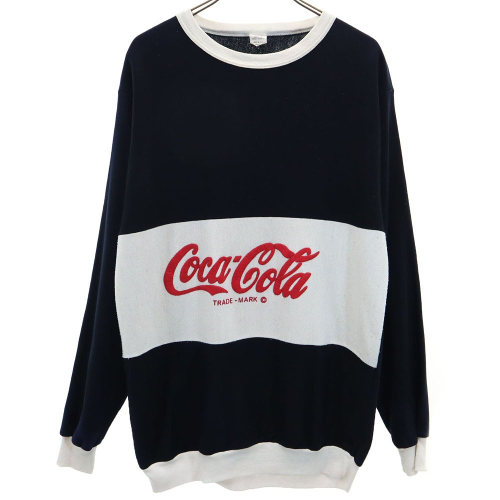 オールド 80s 90s USA製 コカ・コーラ 長袖 トレーナー L ブラック OLD メンズ 7,064円