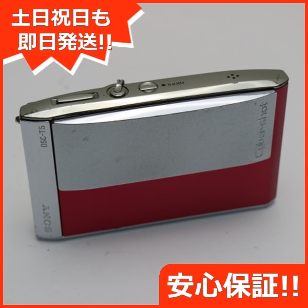 美品 Cyber-shot DSC-T5 レッド SONY デジカメ 188