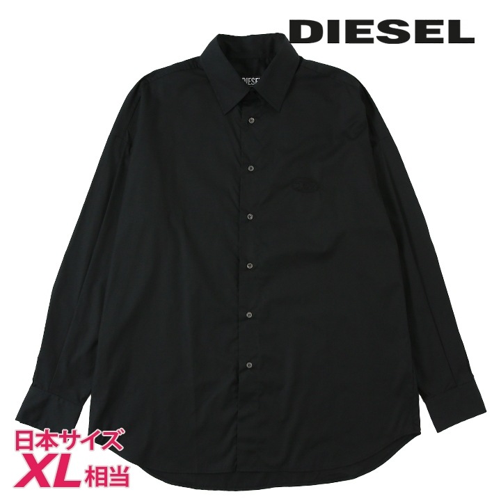 長袖シャツ メンズ S-DOUBLY-PLAIN-NW ワンポイントロゴステッチ オーバーサイズ die-m-t-f8-15t