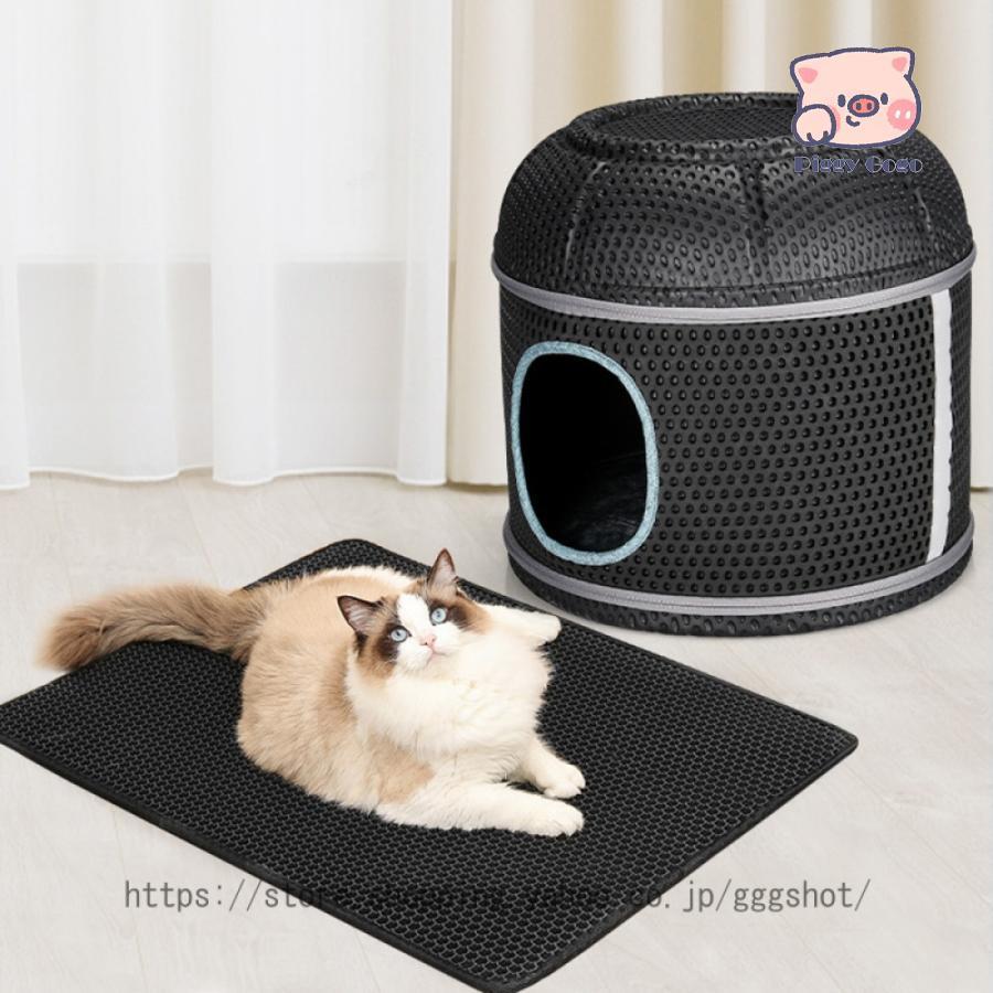 猫ハウス 猫小屋 屋外 犬小屋 防水 ペット キャットハウス 野良猫犬 屋外キャビンシェルター 折りたたみ式 暖かい 防寒 防水 防風 猫家テント 猫用品 冬用