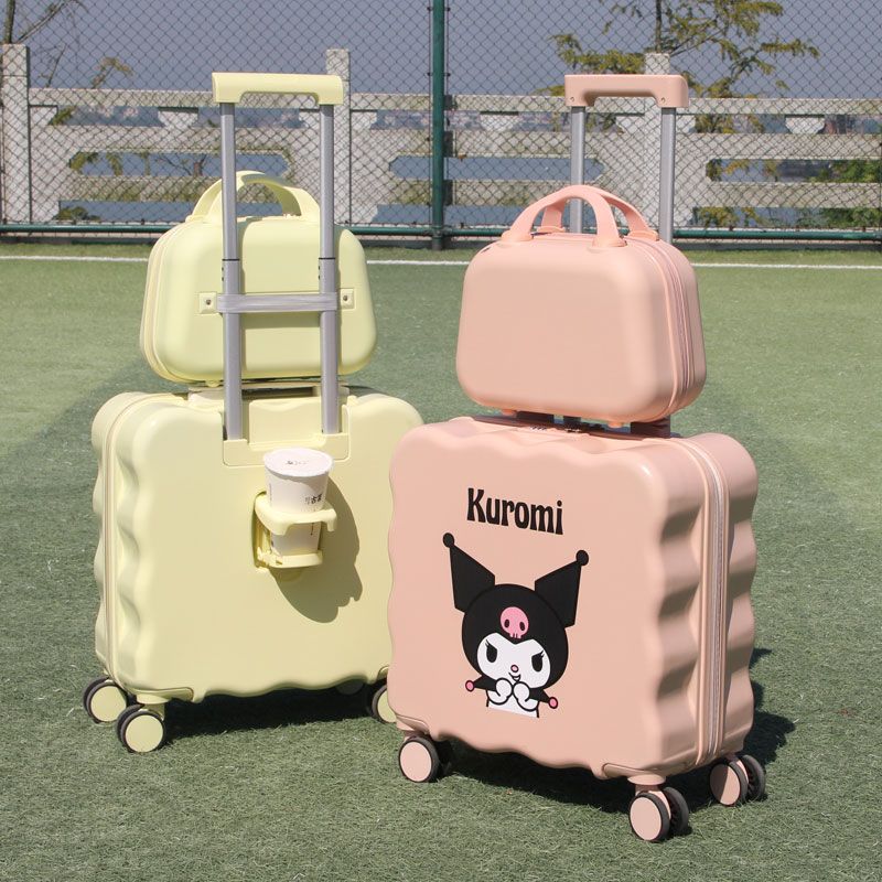 【新品特价】サンリオ爆款超特价メガ割スーツケース搭乗女子小型軽量児童スーツケースインチかわいい日系旅行パスワードケース学生2759