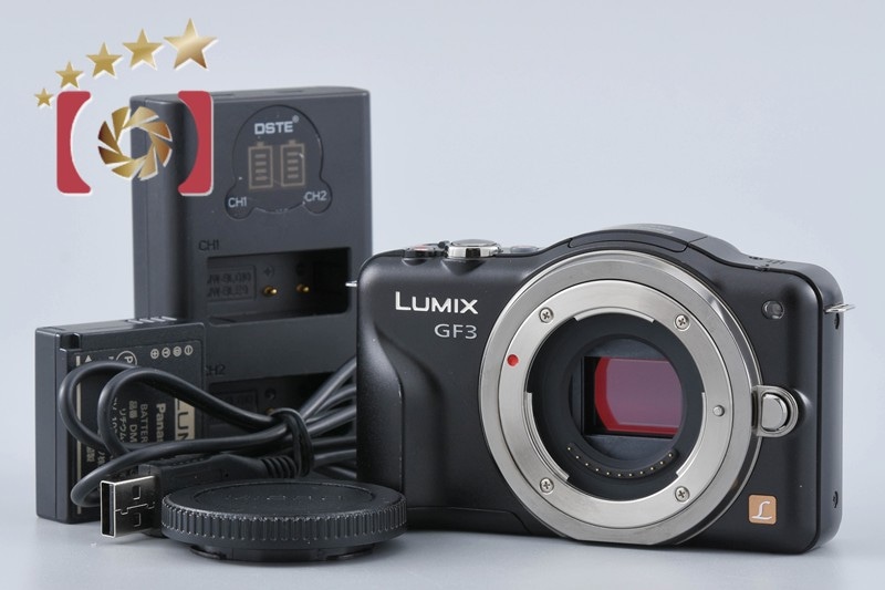 LUMIX DMC-GF3 エスプリブラック ミラーレス一眼カメラ シャッター回数僅少