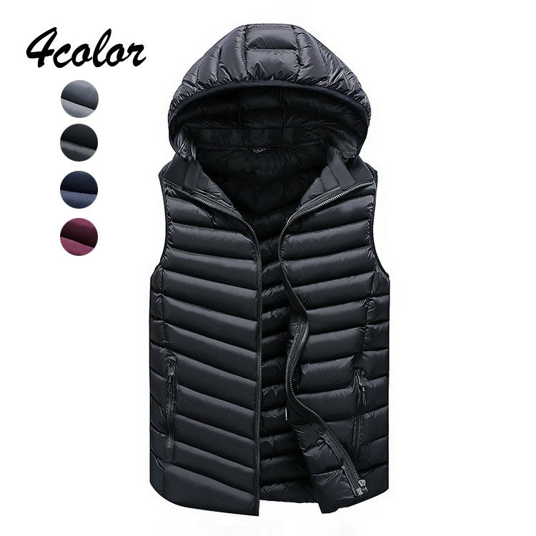 中綿ベスト メンズ ダウンベスト 大きいサイズ キルティング アウター 防寒ベスト 防風 綿入れ 人