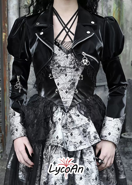 LycoAn】ゴシックライダースジャケット /パンク/ロック/ゴシック