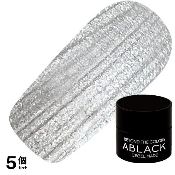 ICEGEL(アイスジェル) A BLACK ジェムストーンジェル シルクスカーフ 1334 リボンパール 3g 5個セット