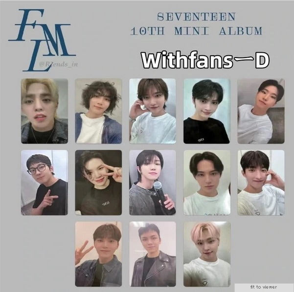 正規品保証　SEVENTEEN MINI10 FML WITHFANSーD ヨントン特典 14,800円