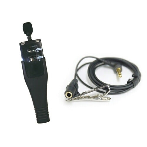 【送料無料】キングジムKING JIMハッキリ聴こえる音声ガイド　KNC10S専用　マイクユニット＆タイピンクリップ付コード GA-500MU　エムケー電子