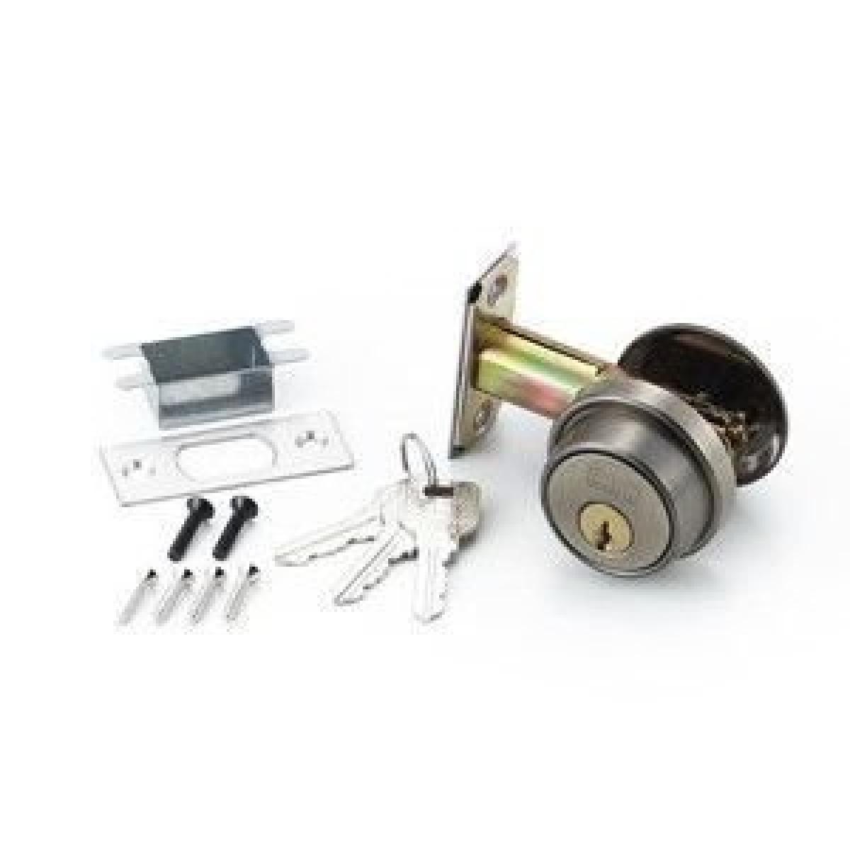 ハイロジック G-169 シリンダー本締錠 60mm 真中古美 3本キー 00071169-001