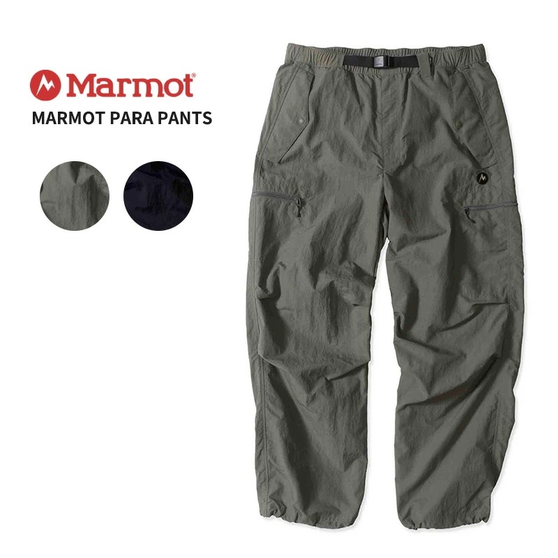 マーモット メンズ 耐久撥水 パラシュートパンツ MARMOT パラパンツ ナイロンパンツ TSAMP071
