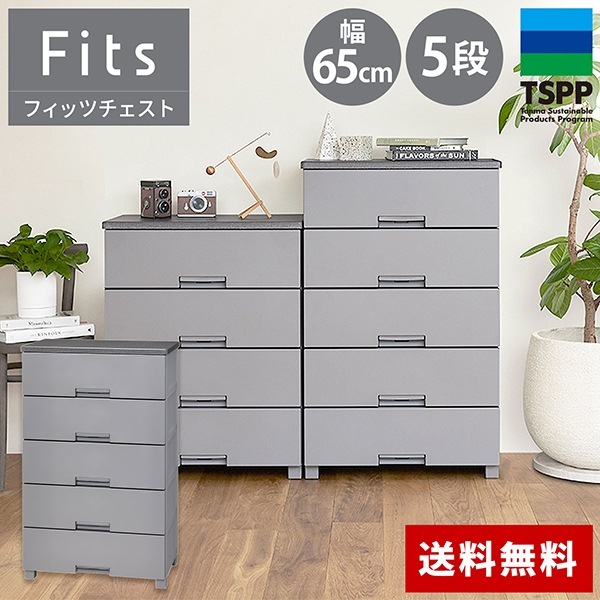 天馬(Tenma) フィッツチェスト 6505 グレー メーカー直送 15,206円