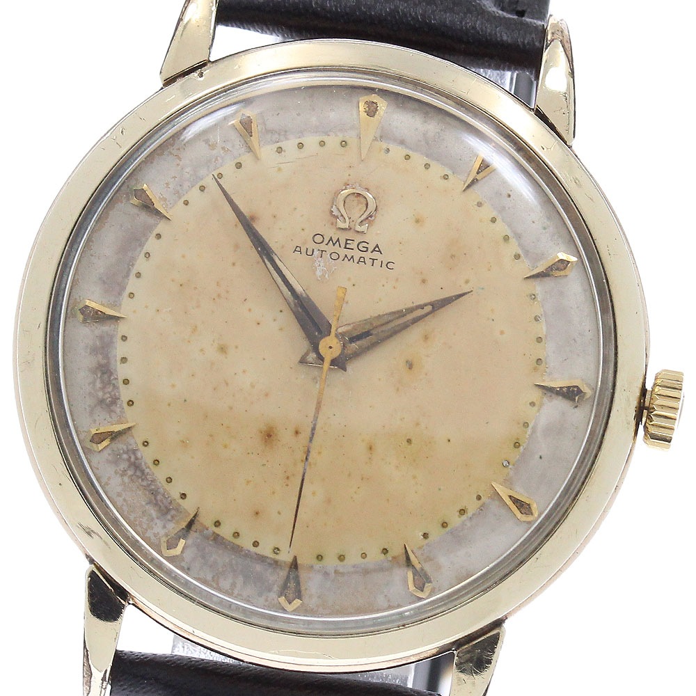 オメガ OMEGA 2446-4 ハーフローター cal.354 ヴィンテージ 自動巻き メンズ _949533【中古】