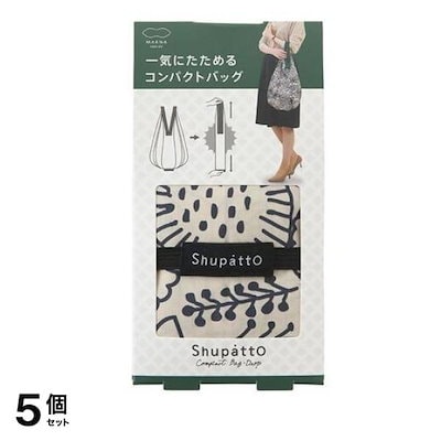 Shupatto シュパット コンパクトバッグ Drop Mサイズ S460 F フラワー 16L 5個セット