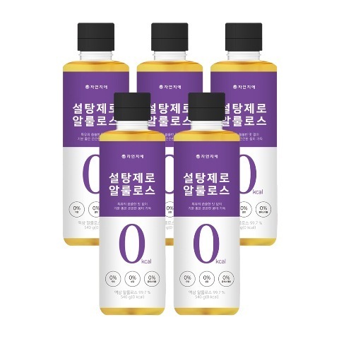 自然ジエ 砂糖ゼロ アルロース 540gx5個