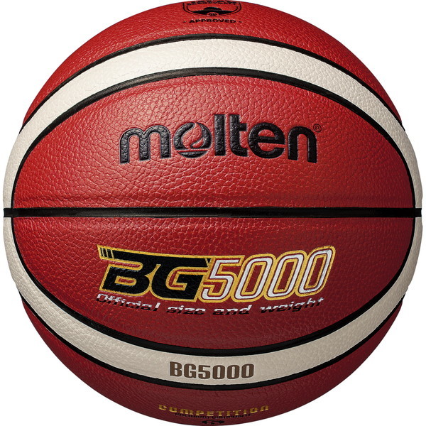 バスケットボール 5号球 BG5000 検定球 オレンジ×アイボリー B5G5000