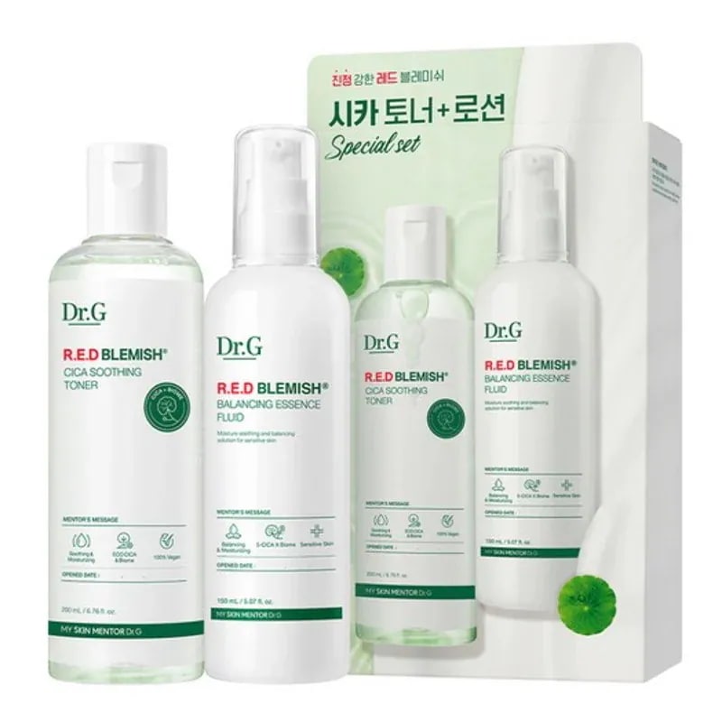 シカトナー＆乳液セット（敏感肌・低刺激・肌バリアケア）レッドブレミッシュ シカトナー 200ml + ローション 150ml セット/ セラム / 導入美容液 / おすすめ / ショット / 化粧水