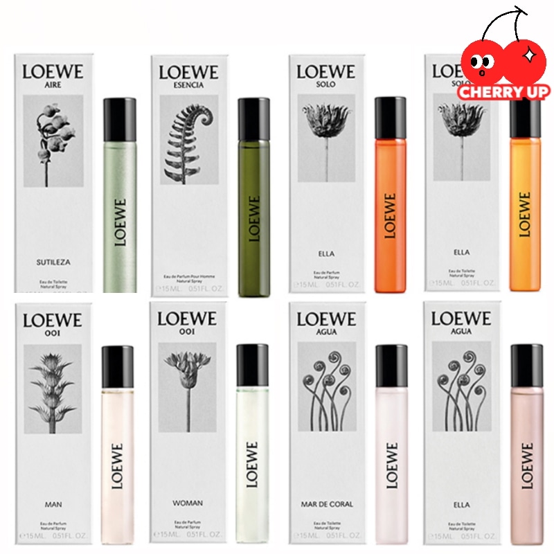 【選べる8種類】 オードトワレ 15ml 香水フレグランス ミニサイズ 人気 香水セット プレゼント用 ギフト お試し 持ち運び 携帯便利 トラベルサイズ 男女兼用 LOEWE