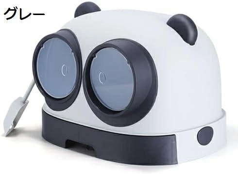 猫用トイレ本体 大きめ パンダ 密閉式 引き出し式 双方向ドア設計猫砂飛び散り防止 臭い防止フルカバー大容量 スコップ付き猫トイレ 子猫 大型猫 快適ワイド出入り自由 お手入れ簡単 シンプル 可愛い