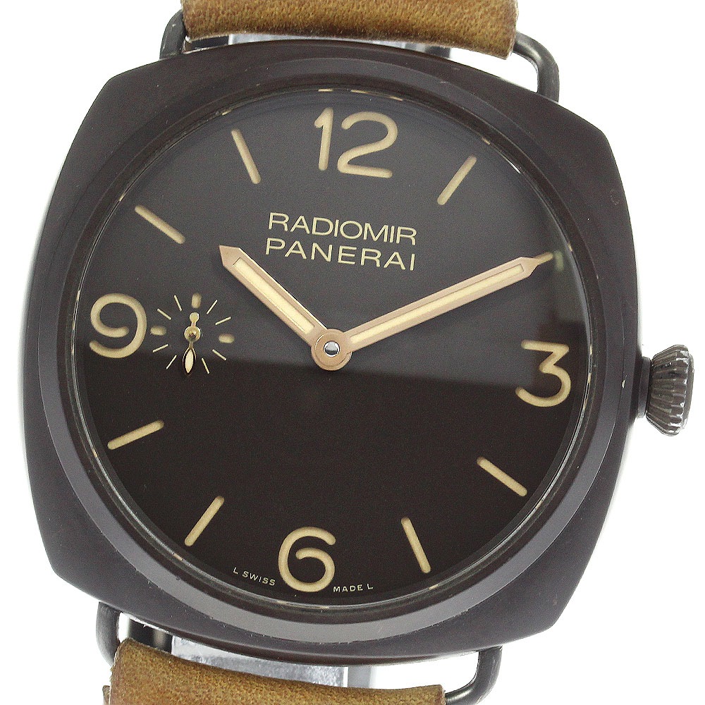 パネライ PANERAI PAM00504 ラジオミール コンポジット 3デイズ 手巻き メンズ _823468【中古】