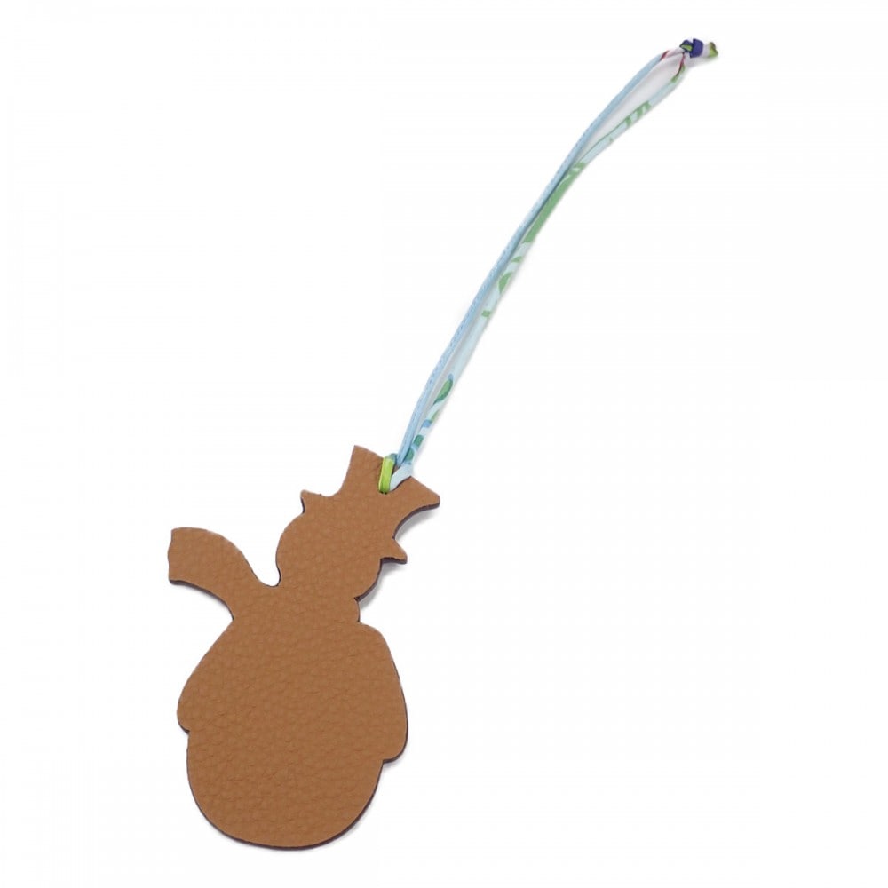 プティスノーマンチャーム H1053078-01 バッグチャーム ヴォーエプソン ブラウン【Aランク】