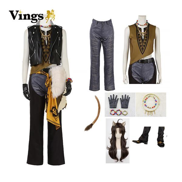 【本日限り激安SALE】ツイステッドワンダーランド サバナクロー寮 ライオン・キング leona コスプレ衣装 尾 耳 靴 ウィッグ能 コスプレ衣装