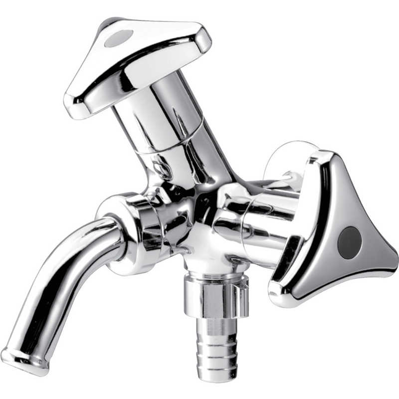 タブチ　ユーロス双口横水栓　FLSPD11