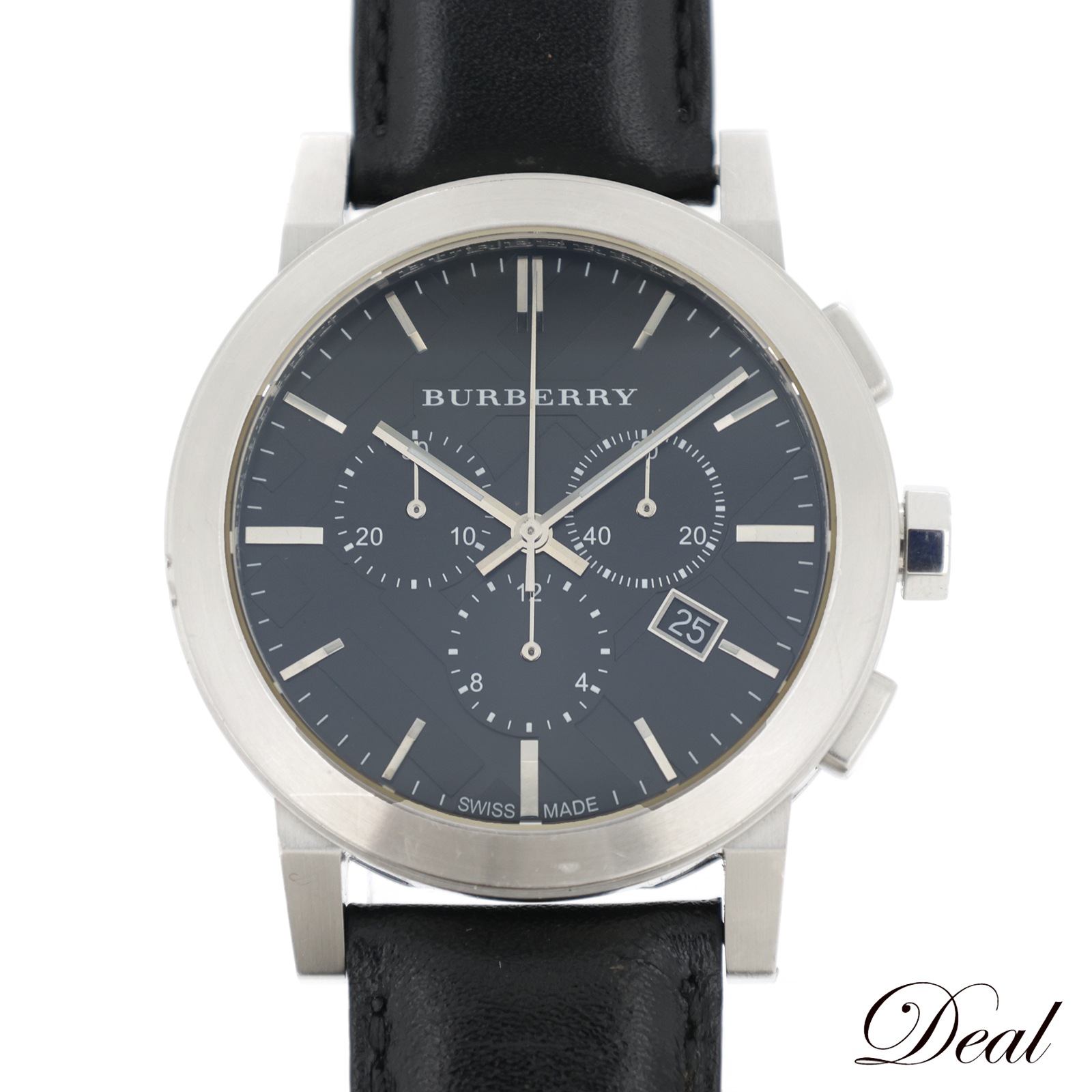 バーバリー クロノグラフ デイト BU9356 メンズ 腕時計