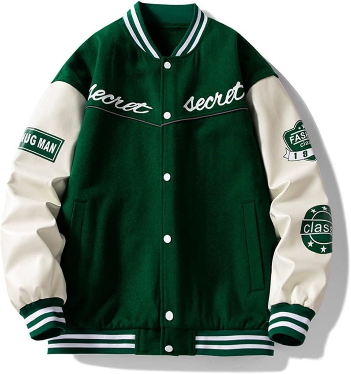 スタジアムジャンパー メンズ ジャケット スタジャン カジュアル 防風 保温性 ストリート ヒップホップ 春秋冬 おしゃれ 刺繍 ユニセックス 大きいサイズ フライトジャケット アウトドア