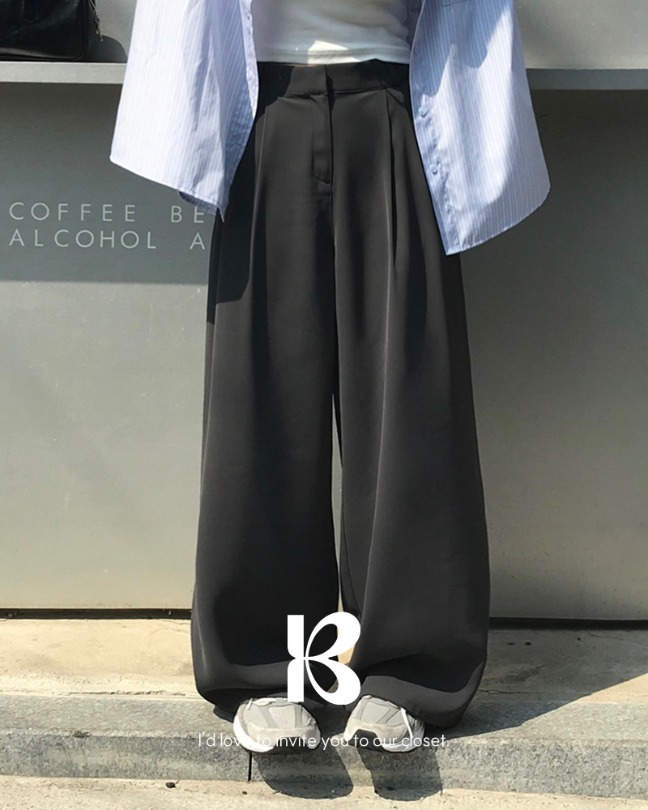 [MADE] 夏verダブルタックワイドスラックスパンツ pt1456 5,865円