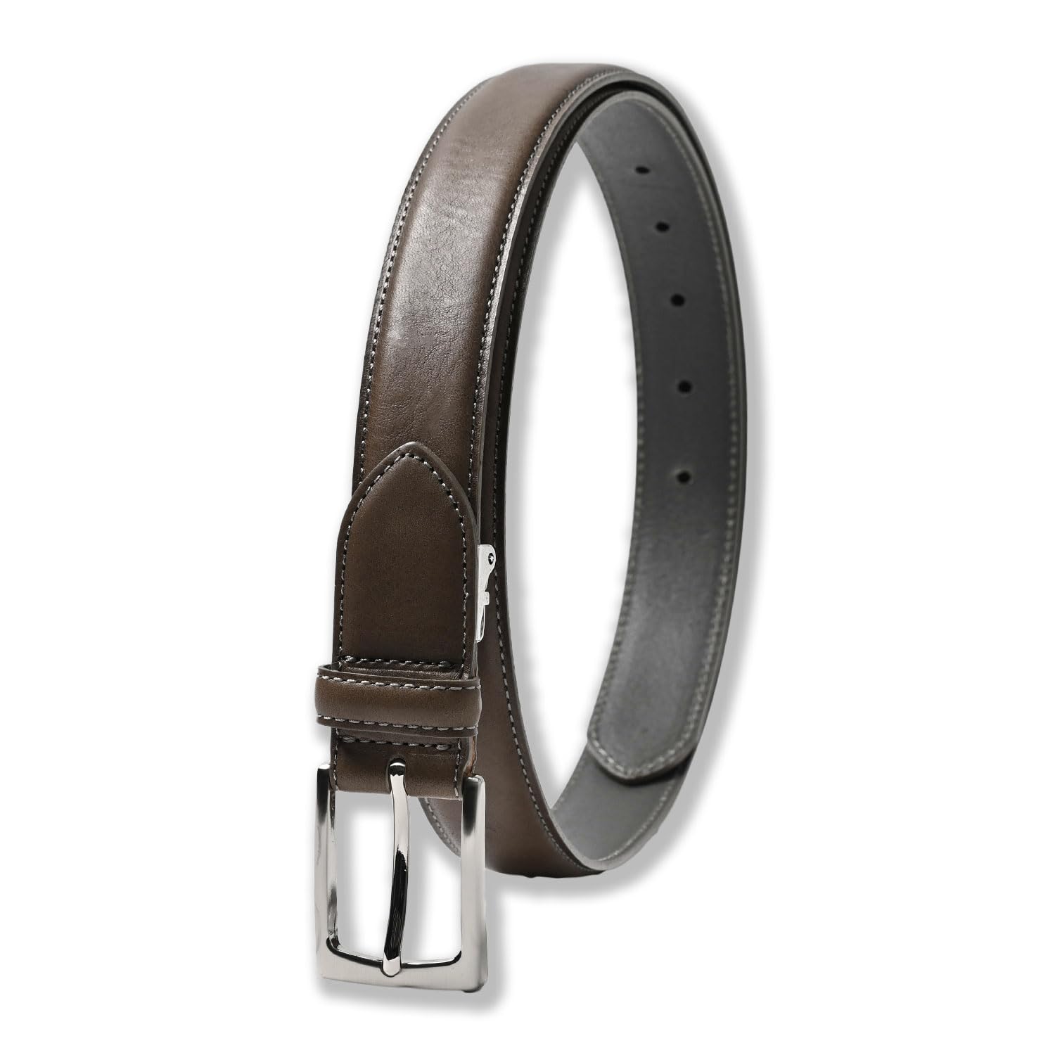 [ナル] イタリアンレザー ベルト メンズ 本革 ビジネス カジュアル イタリア製 革 牛革 レザー 28mm幅 2.8cm幅 長め 大きいサイズ サイズ調整可能 長沢ベルト 人気 ブランド おしゃれ