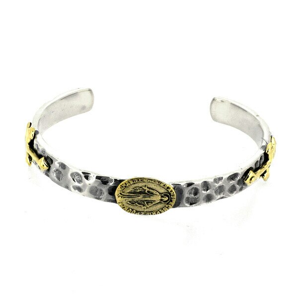 マリア バングル 不思議のメダイ クロス 槌目