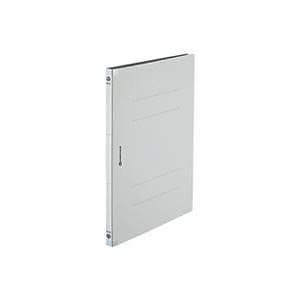 (業務用10セット)フラットファイル/紙バインダー A4/2穴 10冊入り 背表紙強化タイプ D128J-GY グレー(灰) 10セット