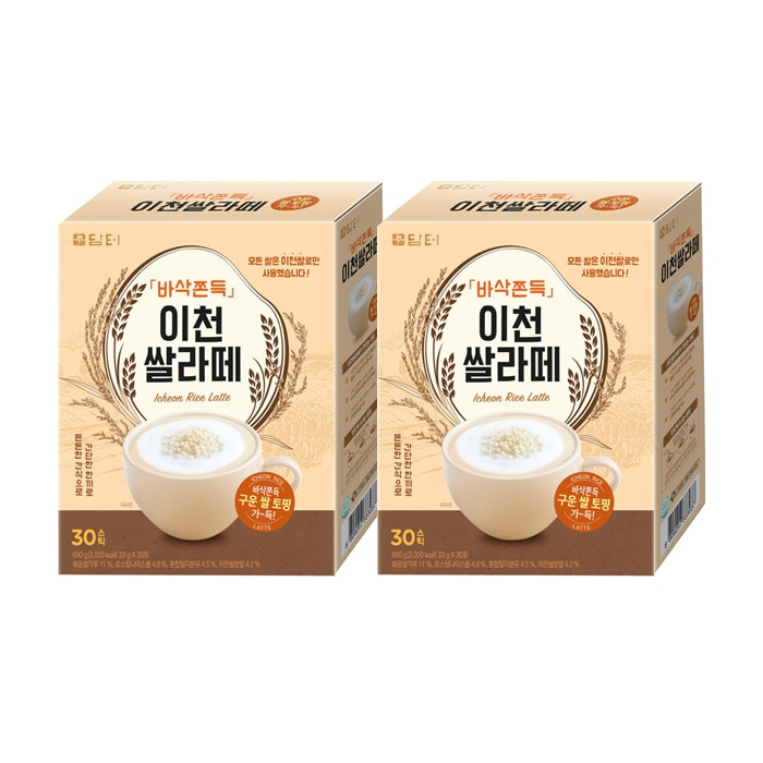 イチョン米 ラテ2ボックス 計60包 固形茶 ロースト米トッピング 4,941円