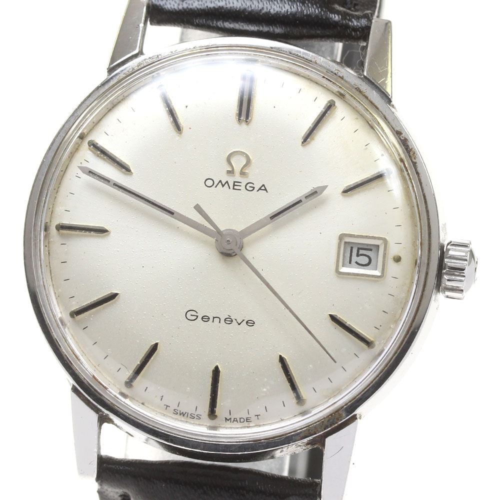 オメガ OMEGA 136.00011 ジュネーブ Cal.611 デイト 手巻き メンズ _819319【中古】