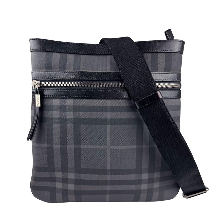 バーバリー BURBERRY ショルダーバッグ PVCコーティングキャンバス