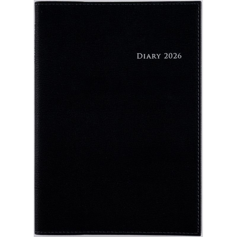 （まとめ買い）高橋書店 2026年 手帳 No.431 デスクダイアリーカジュアル1 A5判 週間レフト式＆月間ブロック式 黒 [x3]