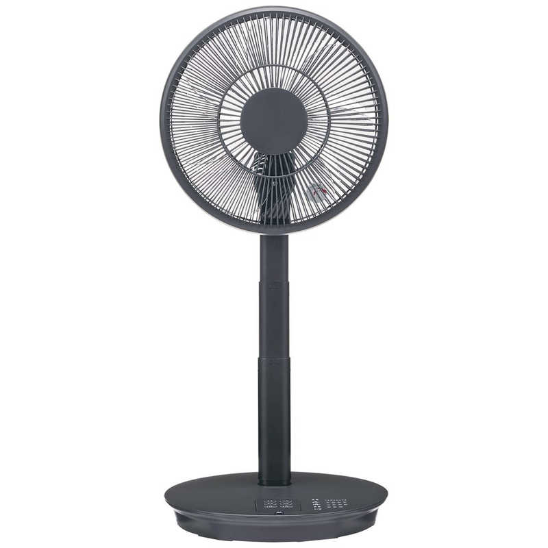 ユアサ　扇風機 DCモーター搭載 (省エネタイプ) 自動首振り機能あり 7枚 コンパクト収納 リモコン付き　YT-D3493GFR-H