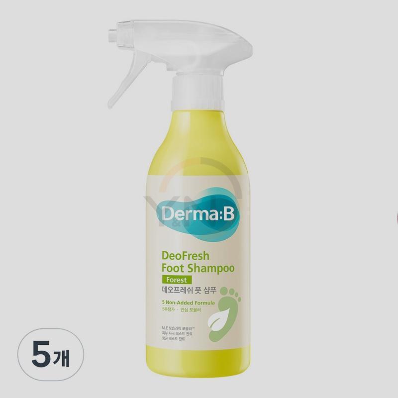ダーマビーデオフレッシュフットシャンプーフォレスト香り400ml/1個入/5個