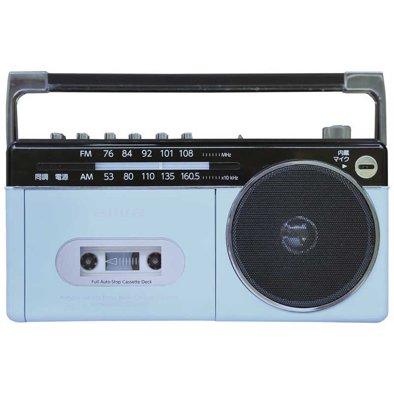 とうしょう　モノラル型ラジカセ ［ワイドFM対応 /Bluetooth対応］ パステルブルー　GAA4-RCP0003-PB