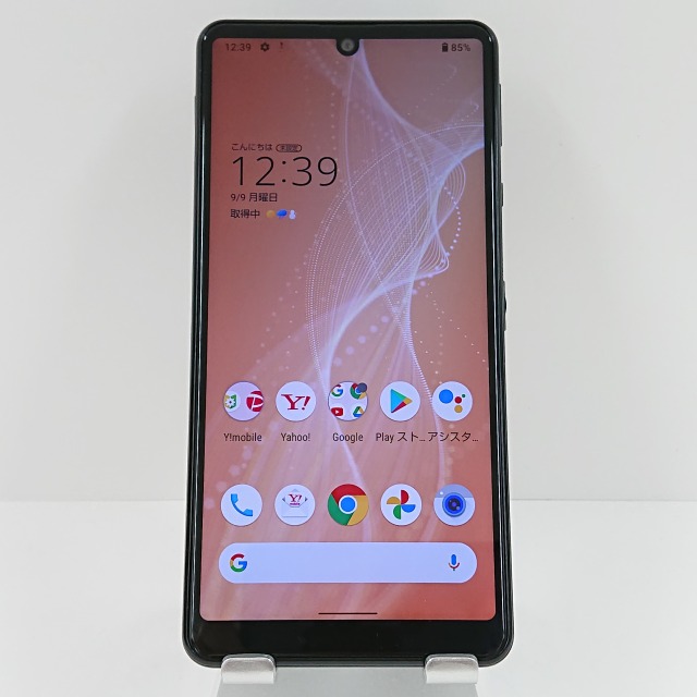 AQUOS sense4 basic A003SH Y!mobile ブラック 送料無料 本体 c06811 【中古】