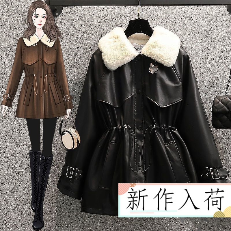 値下げ ムートンコート ライダース ジャケット レディース アウター ボア ブルゾン 裏起毛 おしゃれ 防寒 レザー 冬 ロング丈 暖かい 毛皮コート