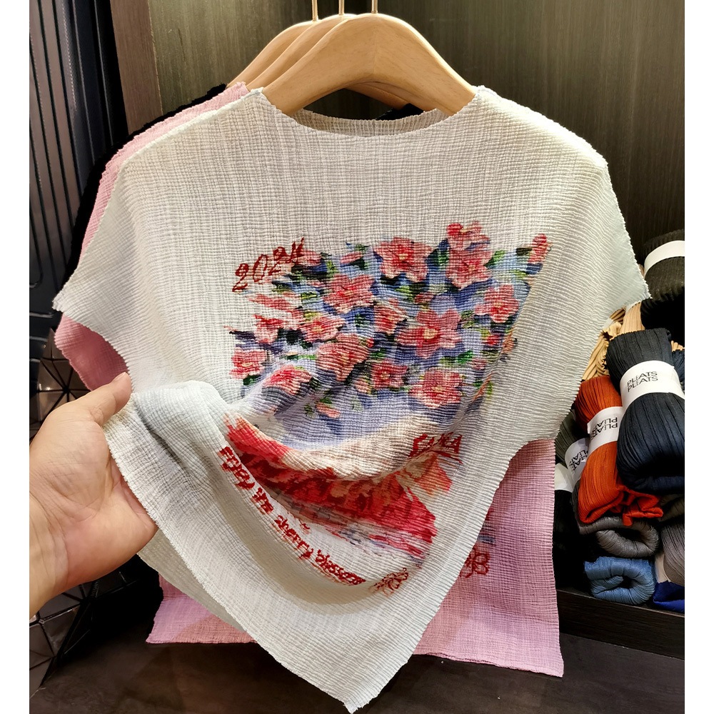 ロマンチックな桜のフリル半袖tシャツをデザインします