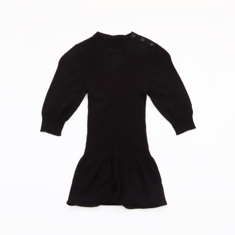 カットソー カシミヤ ブラック WS6011