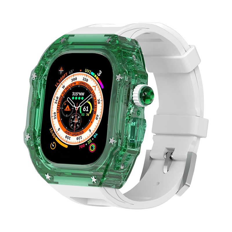 apple watch8 Ultra 49mm　apple watchケース バンド 高級 替え ベルト カバー 高耐久 Ultra/SE/4/5/6/7/8/SE 45mm 44mm Ult
