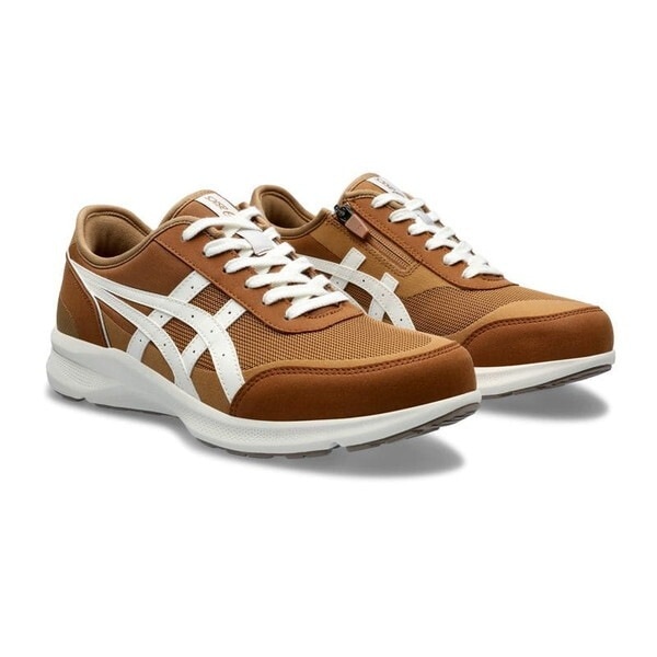 ウォーキングシューズ HADASHIWALKER M056 ブラウン×オフホワイト 250 26.5cm 1291A056