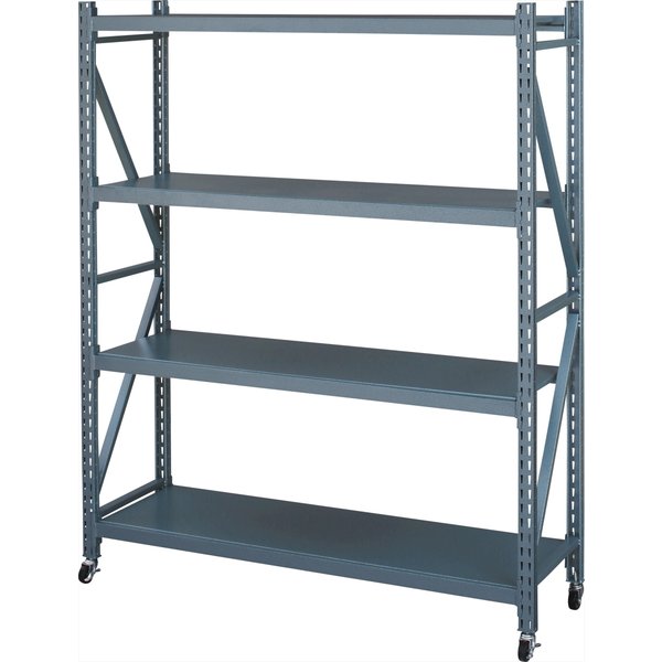 ボルト要らずの無骨な大型ラック 3段 北欧 インダストリアル 収納家具 棚 ラック リビング ガレージ