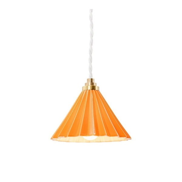 gram8 TC-1511-WH/OR DRIPPER LAMP ペンダントライト オレンジ ホワイトコード [LED電球付属] メーカー直送