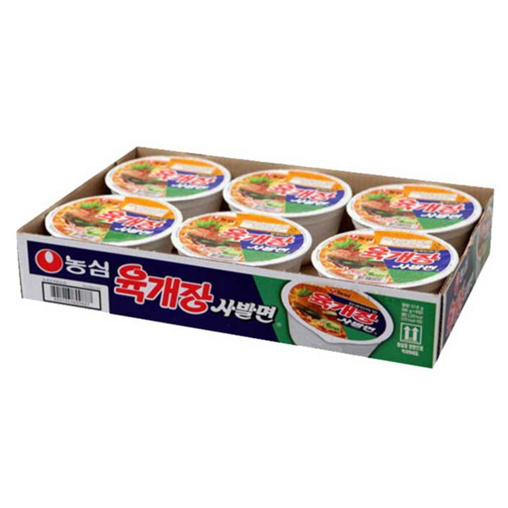 [韓国食品]ノンシム陸開場ボール面86g6個