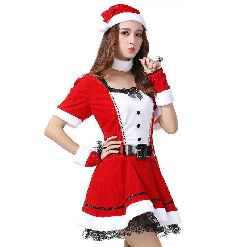 フォトジェニッククリスマス サンタ デート 衣装 服 服 25大人気急速発送無料