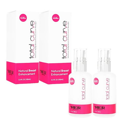 トータルカーブジェル 100ml 2本 LeadingEdgeHealth Total Curve Gel バストケア クリーム アップ ボリューム 美容成分 海外発送 国際書留郵便発送 8,480円